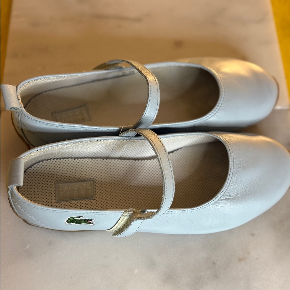 Lacoste vintage Sky Blue Mary Jane Shoes